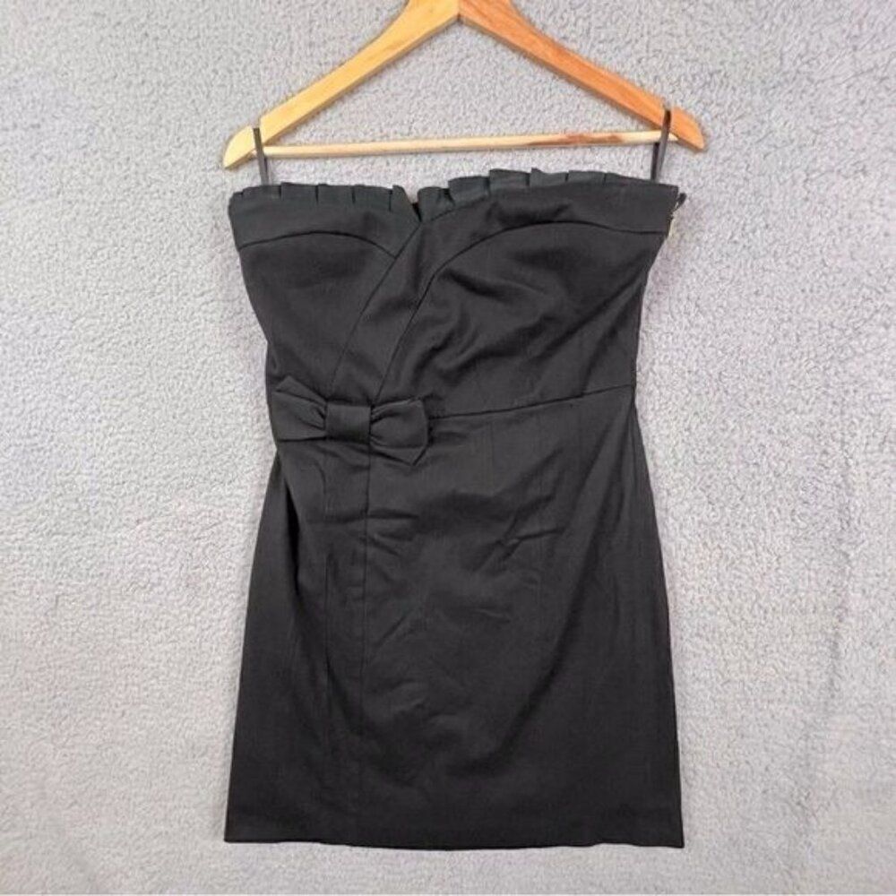 JUICY COUTURE WOMENS BLACK DRESS SIZE 10 - Picture 4 of 11
